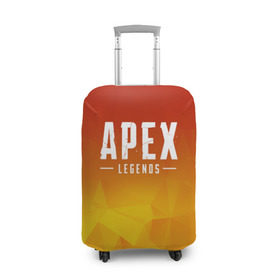 Чехол для чемодана 3D с принтом APEX LEGENDS в Кировске, 86% полиэфир, 14% спандекс | двустороннее нанесение принта, прорези для ручек и колес | apex | apex legends | battle | battle royal | titanfall | апекс | апекс легендс | батл рояль | битва | война | королевская битва