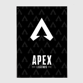 Постер с принтом APEX LEGENDS в Кировске, 100% бумага
 | бумага, плотность 150 мг. Матовая, но за счет высокого коэффициента гладкости имеет небольшой блеск и дает на свету блики, но в отличии от глянцевой бумаги не покрыта лаком | apex | apex legends | battle | battle royal | titanfall | апекс | апекс легендс | батл рояль | битва | война | королевская битва