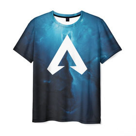 Мужская футболка 3D с принтом Апекс в Кировске, 100% полиэфир | прямой крой, круглый вырез горловины, длина до линии бедер | apex | battle royale | legends | titanfall | апекс | легенды