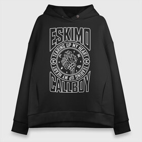 Женское худи Oversize хлопок с принтом Eskimo Callboy в Кировске, френч-терри — 70% хлопок, 30% полиэстер. Мягкий теплый начес внутри —100% хлопок | боковые карманы, эластичные манжеты и нижняя кромка, капюшон на магнитной кнопке | bury me in vegas | crystals | danskimo | eskimo callboy | sushi | the scene | we are the mess | группы | метал | музыка | рок | эскимо колбой