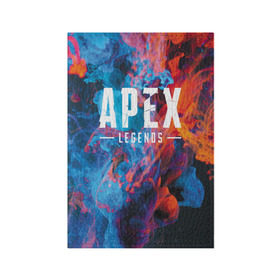 Обложка для паспорта матовая кожа с принтом Apex Legends в Кировске, натуральная матовая кожа | размер 19,3 х 13,7 см; прозрачные пластиковые крепления | apex | battle royale | legends | titanfall | апекс | легенды