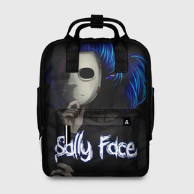 Женский рюкзак 3D с принтом Sally Face (9) в Кировске, 100% полиэстер | лямки с регулируемой длиной, сверху ручки, чтобы рюкзак нести как сумку. Основное отделение закрывается на молнию, как и внешний карман. Внутри два дополнительных кармана, один из которых закрывается на молнию. По бокам два дополнительных кармашка, куда поместится маленькая бутылочка
 | face | fisher | larry johnson | mask | sally | sally face | sally fisher | демоны | духи | маска | призраки | салли | салли фейс | салли фишер | фейс