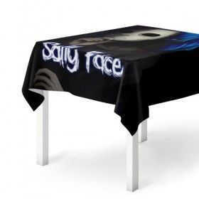 Скатерть 3D с принтом Sally Face (9) в Кировске, 100% полиэстер (ткань не мнется и не растягивается) | Размер: 150*150 см | face | fisher | larry johnson | mask | sally | sally face | sally fisher | демоны | духи | маска | призраки | салли | салли фейс | салли фишер | фейс