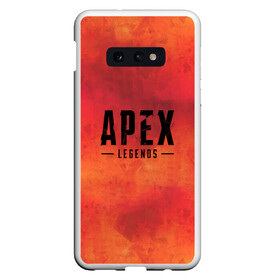 Чехол для Samsung S10E с принтом Apex Legends в Кировске, Силикон | Область печати: задняя сторона чехла, без боковых панелей | Тематика изображения на принте: apex | bangalore | battle | bloodhound | caustic | frontier | gibraltar | legends | lifeline | mirage | pathfinder | royale | shooter | wraith | битва | королевская | легенды | фронтир | шутер