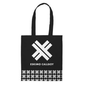 Шоппер 3D с принтом Eskimo Callboy в Кировске, 100% полиэстер | Плотность: 200 г/м2; Размер: 34×35 см; Высота лямок: 30 см | bury me in vegas | crystals | danskimo | eskimo callboy | sushi | the scene | we are the mess | группы | метал | музыка | рок | эскимо колбой