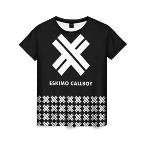 Женская футболка 3D с принтом Eskimo Callboy в Кировске, 100% полиэфир ( синтетическое хлопкоподобное полотно) | прямой крой, круглый вырез горловины, длина до линии бедер | Тематика изображения на принте: bury me in vegas | crystals | danskimo | eskimo callboy | sushi | the scene | we are the mess | группы | метал | музыка | рок | эскимо колбой