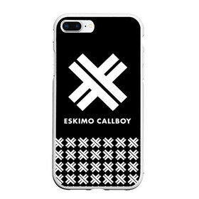 Чехол для iPhone 7Plus/8 Plus матовый с принтом Eskimo Callboy в Кировске, Силикон | Область печати: задняя сторона чехла, без боковых панелей | bury me in vegas | crystals | danskimo | eskimo callboy | sushi | the scene | we are the mess | группы | метал | музыка | рок | эскимо колбой