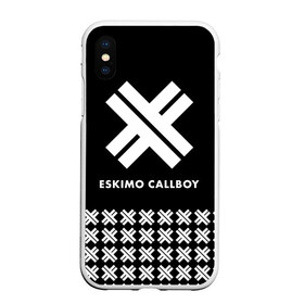 Чехол для iPhone XS Max матовый с принтом Eskimo Callboy в Кировске, Силикон | Область печати: задняя сторона чехла, без боковых панелей | Тематика изображения на принте: bury me in vegas | crystals | danskimo | eskimo callboy | sushi | the scene | we are the mess | группы | метал | музыка | рок | эскимо колбой