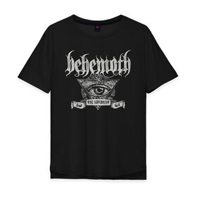 Мужская футболка хлопок Oversize с принтом Behemoth в Кировске, 100% хлопок | свободный крой, круглый ворот, “спинка” длиннее передней части | behemoth | black metal | death metal | inferno | nergal | orion | seth | блэк метал | группы | дэт метал | метал | музыка | рок