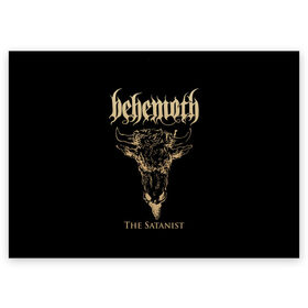 Поздравительная открытка с принтом Behemoth в Кировске, 100% бумага | плотность бумаги 280 г/м2, матовая, на обратной стороне линовка и место для марки
 | Тематика изображения на принте: behemoth | black metal | death metal | inferno | nergal | orion | seth | блэк метал | группы | дэт метал | метал | музыка | рок