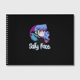 Альбом для рисования с принтом Sally Face (15) в Кировске, 100% бумага
 | матовая бумага, плотность 200 мг. | face | fisher | larry johnson | mask | sally | sally face | sally fisher | демоны | духи | маска | призраки | салли | салли фейс | салли фишер | фейс