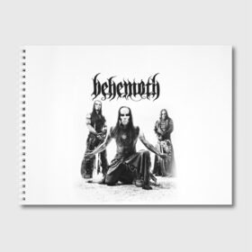 Альбом для рисования с принтом Behemoth в Кировске, 100% бумага
 | матовая бумага, плотность 200 мг. | Тематика изображения на принте: behemoth | black metal | death metal | inferno | nergal | orion | seth | блэк метал | группы | дэт метал | метал | музыка | рок