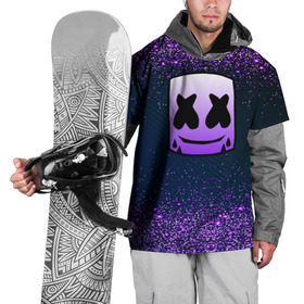 Накидка на куртку 3D с принтом Fortnite & Marshmello в Кировске, 100% полиэстер |  | fortnite | fortnite 2 | fortnite x | marshmello | ninja | ninja hyper streamer | ninja streamer | streamer | tyler blevins | игра | маршмелло | ниндзя | фортнайт | фортнайт 2 | фортнайт глава 2