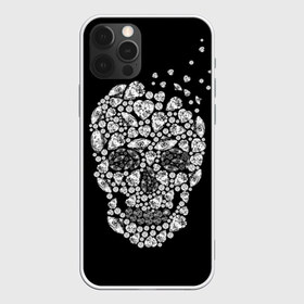 Чехол для iPhone 12 Pro Max с принтом Diamond skull в Кировске, Силикон |  | background | black | death | diamond skull | drawing | graphics | hal | hearts | precious stones | symbol | wealth | богатство | бриллиантовый | графика | день мертвых | драгоценные | камни | мексика | праздник | рисунок | сердца | символ | фон |