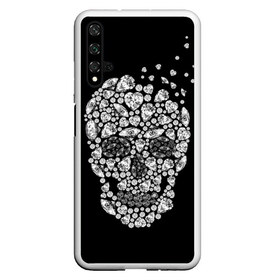 Чехол для Honor 20 с принтом Diamond skull в Кировске, Силикон | Область печати: задняя сторона чехла, без боковых панелей | background | black | death | diamond skull | drawing | graphics | hal | hearts | precious stones | symbol | wealth | богатство | бриллиантовый | графика | день мертвых | драгоценные | камни | мексика | праздник | рисунок | сердца | символ | фон |