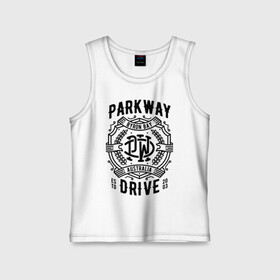 Детская майка хлопок с принтом Parkway Drive в Кировске,  |  | Тематика изображения на принте: atlas | ire | parkway drive | pd | группы | метал | музыка | рок | хеви метал