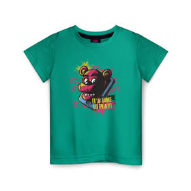 Детская футболка хлопок с принтом Five Nights at Freddy`s в Кировске, 100% хлопок | круглый вырез горловины, полуприлегающий силуэт, длина до линии бедер | Тематика изображения на принте: 