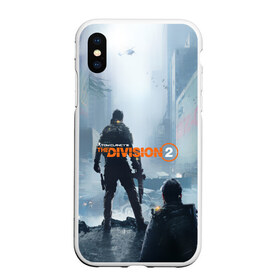 Чехол для iPhone XS Max матовый с принтом Tom Clancys The Division в Кировске, Силикон | Область печати: задняя сторона чехла, без боковых панелей | Тематика изображения на принте: division | the division | the division 2 | tom clancys the division 2 | агенты | бандиты | белый дом | вашингтон | война | разруха | солдаты | турель