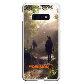 Чехол для Samsung S10E с принтом The Division 2 в Кировске, Силикон | Область печати: задняя сторона чехла, без боковых панелей | Тематика изображения на принте: division | the division | the division 2 | tom clancys the division 2 | агенты | бандиты | белый дом | вашингтон | война | разруха | солдаты | турель