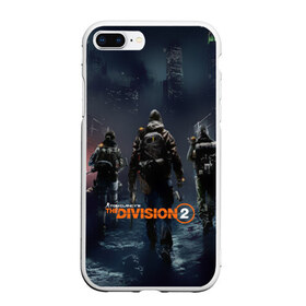 Чехол для iPhone 7Plus/8 Plus матовый с принтом The Division 2 в Кировске, Силикон | Область печати: задняя сторона чехла, без боковых панелей | Тематика изображения на принте: division | the division | the division 2 | tom clancys the division 2 | агенты | бандиты | белый дом | вашингтон | война | разруха | солдаты | турель