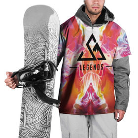 Накидка на куртку 3D с принтом Legends Apex в Кировске, 100% полиэстер |  | Тематика изображения на принте: apex | battle royale | legends | titanfall | апекс | легенды | тайтанфол | титанфол