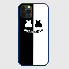 Чехол для iPhone 12 Pro Max с принтом Marshmello в Кировске, Силикон |  | black and white | christopher comstock | dj | marshmello | music | диджей | клубная музыка | клубняк | крис комсток | логотип | маршмэллоу | музыка | черно белый