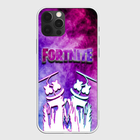 Чехол для iPhone 12 Pro с принтом FORTNITE & MARSHMELLO (COLOR). в Кировске, силикон | область печати: задняя сторона чехла, без боковых панелей | Тематика изображения на принте: color | fortnite | fortnite 2 | fortnite x | geometry | marshmello | ninja | streamer | texture | абстракция | геометрия | дизайн | дым | игра | красочный дым | маршмелло | ниндзя | радуга | силуэт | стиль | текстура | улыбка | 