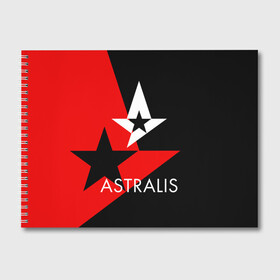 Альбом для рисования с принтом ASTRALIS в Кировске, 100% бумага
 | матовая бумага, плотность 200 мг. | action | astralis | awp | counter strike | cs go | cs go global offensive | cybersport | faze clan | game | gamer | hyper beast | shooter | skin | team liquid | киберспорт | оружие | скины