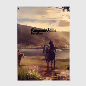 Постер с принтом Kingdom Come: Deliverance в Кировске, 100% бумага
 | бумага, плотность 150 мг. Матовая, но за счет высокого коэффициента гладкости имеет небольшой блеск и дает на свету блики, но в отличии от глянцевой бумаги не покрыта лаком | game | kingdom come | kingdom come deliverance | игры | средние века