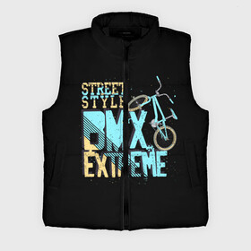 Мужской жилет утепленный 3D с принтом Street style в Кировске,  |  | background | bike | black | bmx | drawing | extreme | graphics | movement | power | splashes | sport | spots | street | style | брызги | велосипед | графика | движение | жёлтый | надпись | пятна | рисунок | сила | синий | спорт | стиль | текст | уличный |