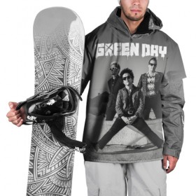 Накидка на куртку 3D с принтом Green Day в Кировске, 100% полиэстер |  | green day | greenday | punk | rock | грин дэй | группы | музыка | панк | рок