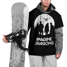 Накидка на куртку 3D с принтом Imagine Dragons в Кировске, 100% полиэстер |  | Тематика изображения на принте: believer | evolve | imagine dragons | night visions | radioactive | rock | группы | имейджин драгонс | инди | музыка | рок
