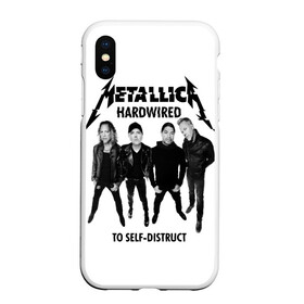 Чехол для iPhone XS Max матовый с принтом Metallica в Кировске, Силикон | Область печати: задняя сторона чехла, без боковых панелей | heavy metal | metal | metallica | группы | метал | металлика | музыка | рок | трэш метал | хєви метал