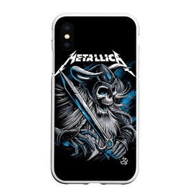 Чехол для iPhone XS Max матовый с принтом Metallica в Кировске, Силикон | Область печати: задняя сторона чехла, без боковых панелей | heavy metal | metal | metallica | группы | метал | металлика | музыка | рок | трэш метал | хєви метал