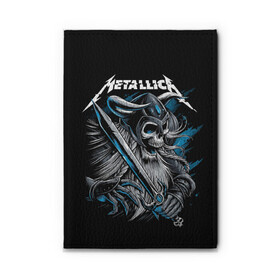 Обложка для автодокументов с принтом Metallica в Кировске, натуральная кожа |  размер 19,9*13 см; внутри 4 больших “конверта” для документов и один маленький отдел — туда идеально встанут права | heavy metal | metal | metallica | группы | метал | металлика | музыка | рок | трэш метал | хєви метал