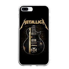 Чехол для iPhone 7Plus/8 Plus матовый с принтом Metallica в Кировске, Силикон | Область печати: задняя сторона чехла, без боковых панелей | heavy metal | metal | metallica | группы | метал | металлика | музыка | рок | трэш метал | хєви метал