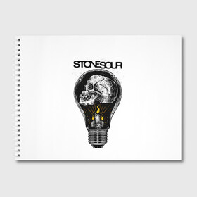 Альбом для рисования с принтом Stone Sour в Кировске, 100% бумага
 | матовая бумага, плотность 200 мг. | Тематика изображения на принте: metal | rock | slipknot | stone sour | альтернатива | группы | кори тейлор | метал | музыка | ню метал | рок
