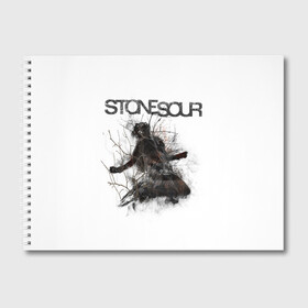 Альбом для рисования с принтом Stone Sour в Кировске, 100% бумага
 | матовая бумага, плотность 200 мг. | Тематика изображения на принте: metal | rock | slipknot | stone sour | альтернатива | группы | кори тейлор | метал | музыка | ню метал | рок