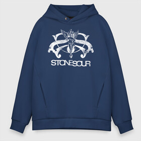 Мужское худи Oversize хлопок с принтом Stone Sour в Кировске, френч-терри — 70% хлопок, 30% полиэстер. Мягкий теплый начес внутри —100% хлопок | боковые карманы, эластичные манжеты и нижняя кромка, капюшон на магнитной кнопке | metal | rock | slipknot | stone sour | альтернатива | группы | кори тейлор | метал | музыка | ню метал | рок