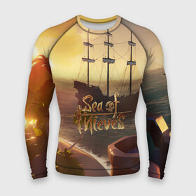 Мужской рашгард 3D с принтом Sea of Thieves в Кировске,  |  | blade | captain | game | hat | ken | pirate | sea of thieves | snake | sword | tatoo | woman | игры | пираты