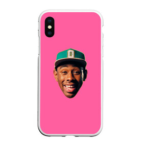 Чехол для iPhone XS Max матовый с принтом ASAP - TYLER THE CREATOR в Кировске, Силикон | Область печати: задняя сторона чехла, без боковых панелей | aap | asap | asap rocky | awge | cherry bomb | ferg | hip hop | mob. golf | rap | rep | tyler the creator | vlone | worldwide | асап | банда | голф | музыка | роки | рэп | тайлер | хип хоп