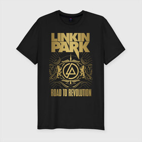 Мужская футболка премиум с принтом Linkin Park в Кировске, 92% хлопок, 8% лайкра | приталенный силуэт, круглый вырез ворота, длина до линии бедра, короткий рукав | chester bennington | linkin park | группы | линкин парк | метал | музыка | рок | честер беннингтон