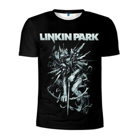 Мужская футболка 3D спортивная с принтом Linkin Park в Кировске, 100% полиэстер с улучшенными характеристиками | приталенный силуэт, круглая горловина, широкие плечи, сужается к линии бедра | chester bennington | linkin park | группы | линкин парк | метал | музыка | рок | честер беннингтон
