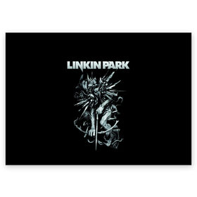 Поздравительная открытка с принтом Linkin Park в Кировске, 100% бумага | плотность бумаги 280 г/м2, матовая, на обратной стороне линовка и место для марки
 | chester bennington | linkin park | группы | линкин парк | метал | музыка | рок | честер беннингтон