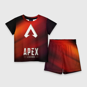 Детский костюм с шортами 3D с принтом APEX LEGENDS в Кировске,  |  | apex | apex legends | апекс | апекс легенд | апекс легендс | бой | игра | компьютерная игра | королевская битва | лучшее | онлайн игра | популярное | текстура | хит | шутер