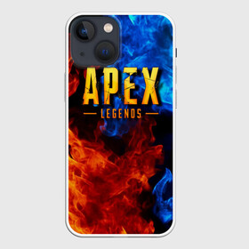 Чехол для iPhone 13 mini с принтом APEX LEGENDS в Кировске,  |  | apex | apex legends | апекс | апекс легенд | апекс легендс | бой | игра | компьютерная игра | королевская битва | лучшее | огонь | онлайн игра | популярное | текстура | хит | шутер