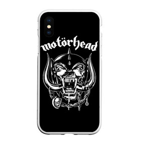 Чехол для iPhone XS Max матовый с принтом Motorhead в Кировске, Силикон | Область печати: задняя сторона чехла, без боковых панелей | motorhead | группы | лемми килмистер | метал | музыка | рок | хард рок | хеви метал