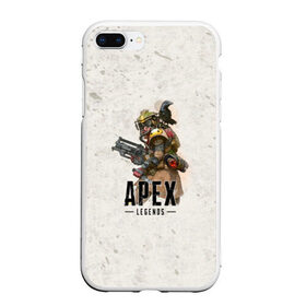 Чехол для iPhone 7Plus/8 Plus матовый с принтом Apex Legends в Кировске, Силикон | Область печати: задняя сторона чехла, без боковых панелей | apex | apex legends | titanfall | апекс | игра | королевская битва | легенд | легенда | легендс | легенды | пехота | пилот | роботы | спектры | стрелялка | титанфол | титаны | шутер