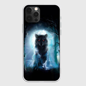 Чехол для iPhone 12 Pro Max с принтом волк в Кировске, Силикон |  | wolf | волк | кайот | луна | ночь | собака