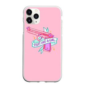 Чехол для iPhone 11 Pro матовый с принтом FIGHT LIKE A GIRL в Кировске, Силикон |  | 8 марта | feminism | girl power | like a girl | venus | весна | женщины | международный женский день | подарок | феминизм